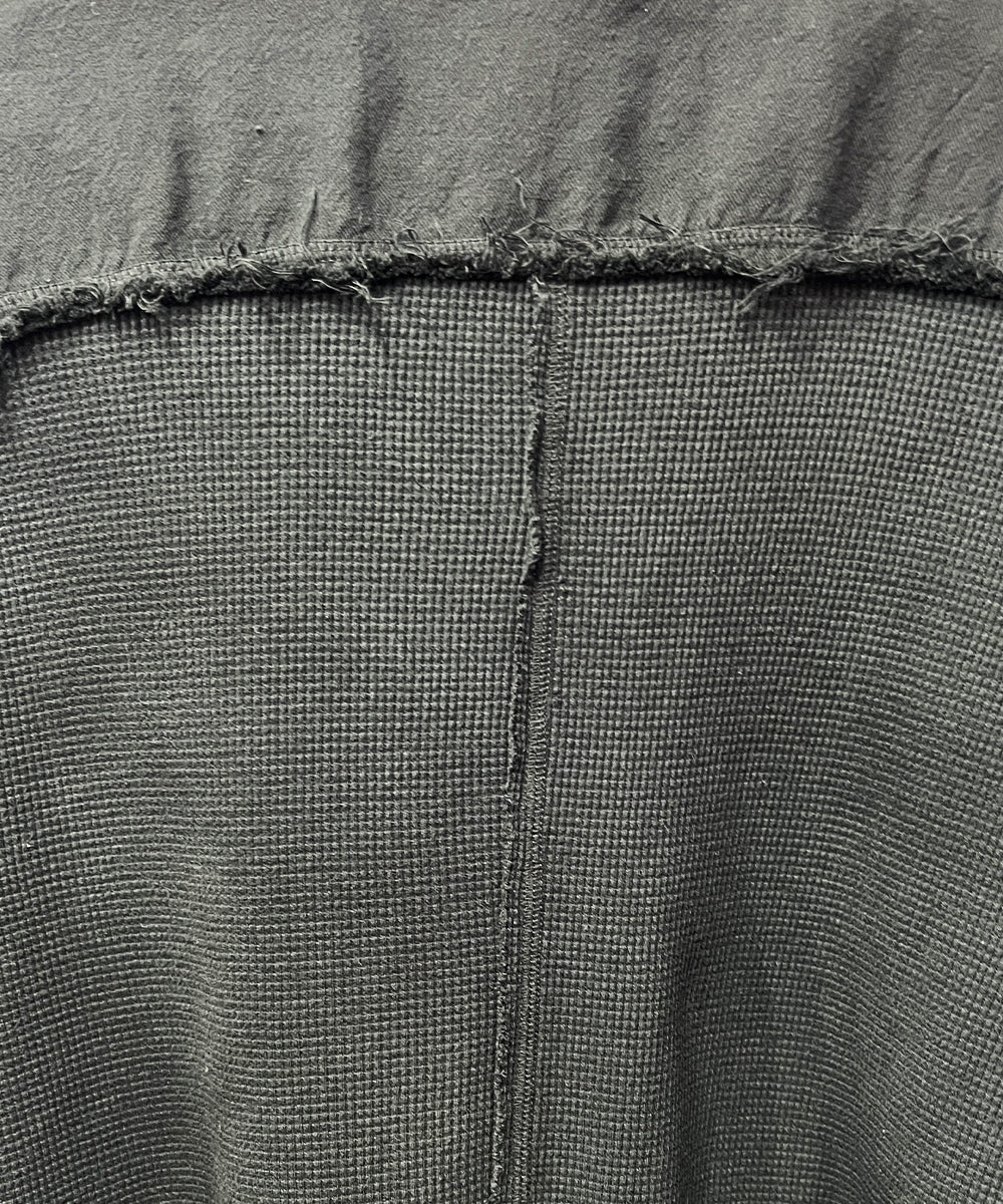 CURRENTAGE - Patchwork Henry Cut and Sew BLACK