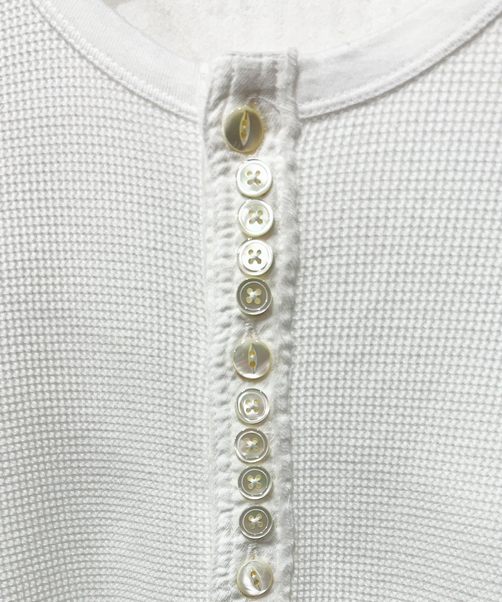 CURRENTAGE - Patchwork Henry Cut and Sew WHITE