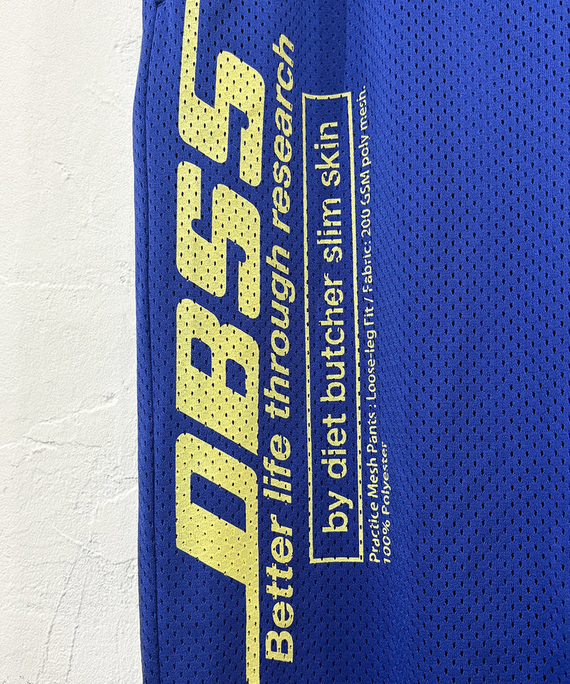 DIET BUTCHER SLIM SKIN - DBSS MESH PANTS  BLUE ONLINE STORE PAGE | ダイエットブッチャースリムスキン ディービーエスエス メッシュパンツ ブルー オンラインストアページ 商品画像