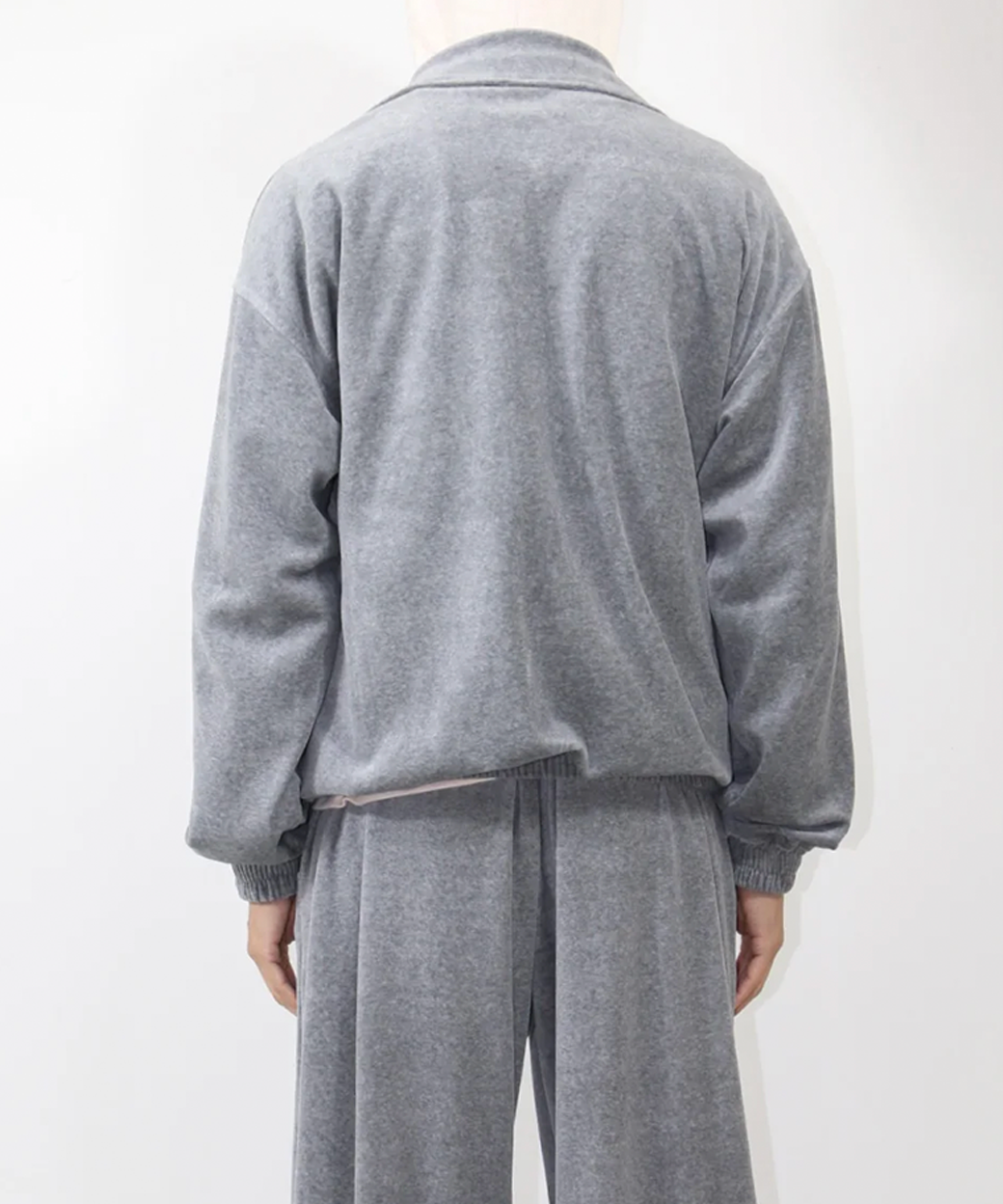 ANDER - VELOUR POLO / HEATHER