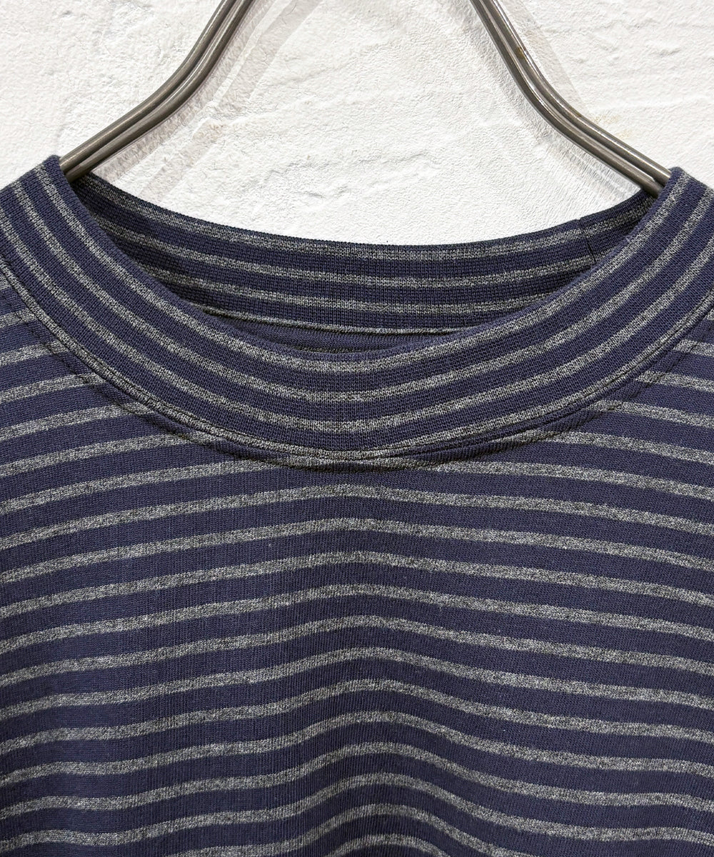 ES.1 - BORDER LS T-SHIRTS / NAVY BORDER