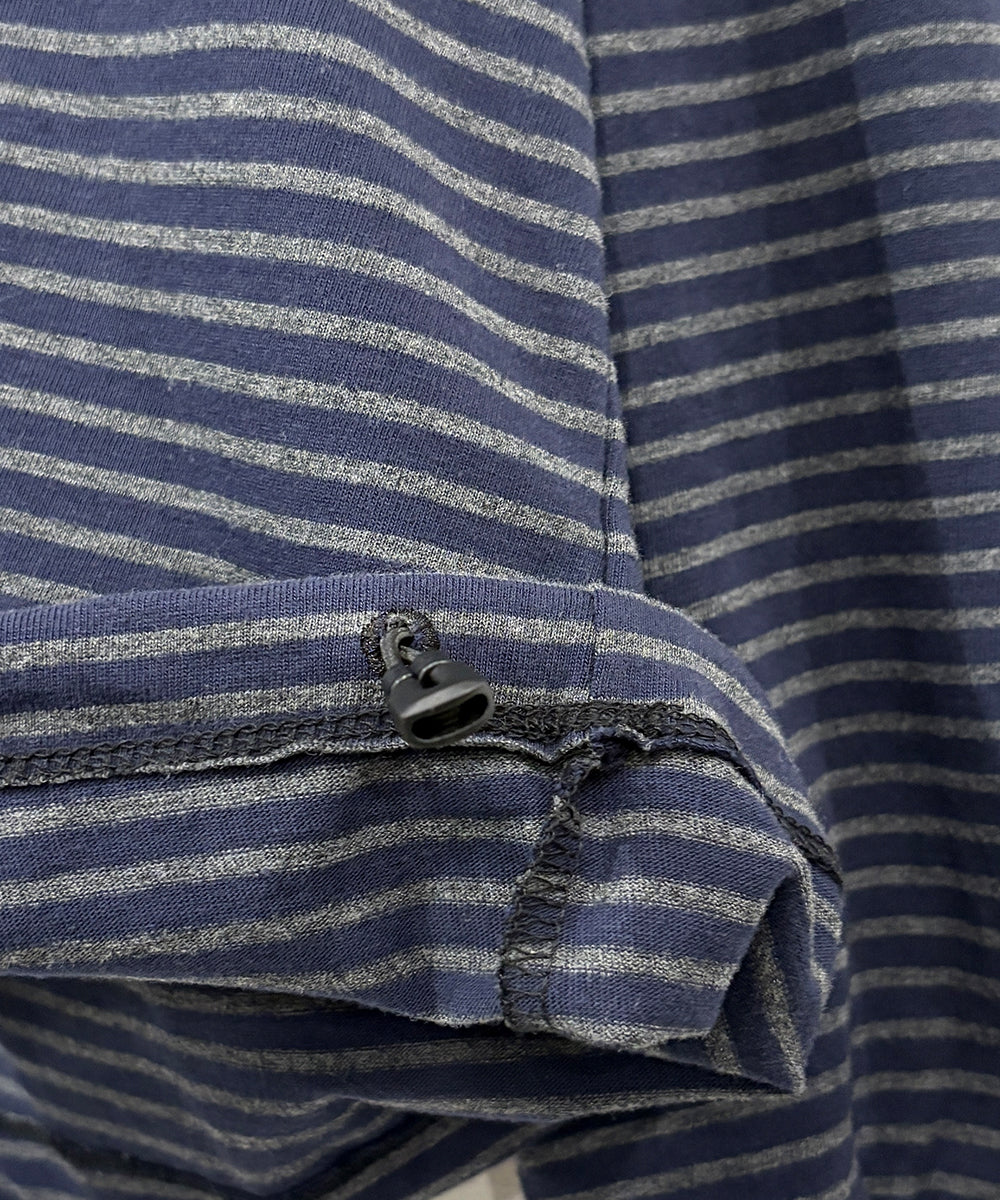 ES.1 - BORDER LS T-SHIRTS / NAVY BORDER