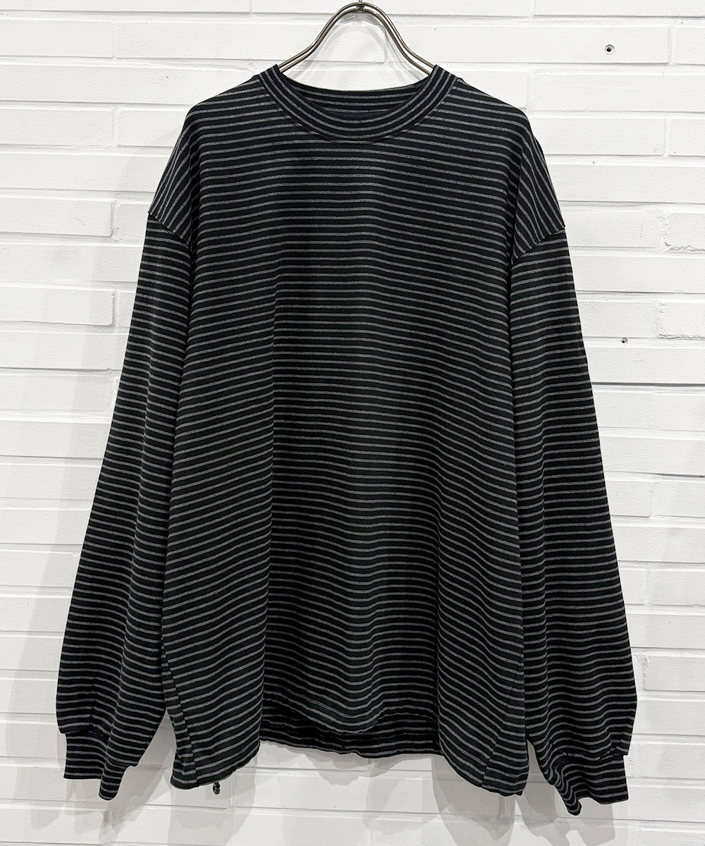 ES.1 - BORDER LS T-SHIRTS / BLACK BORDER