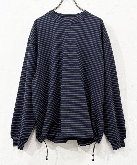 ES.1 - BORDER LS T-SHIRTS / NAVY BORDER