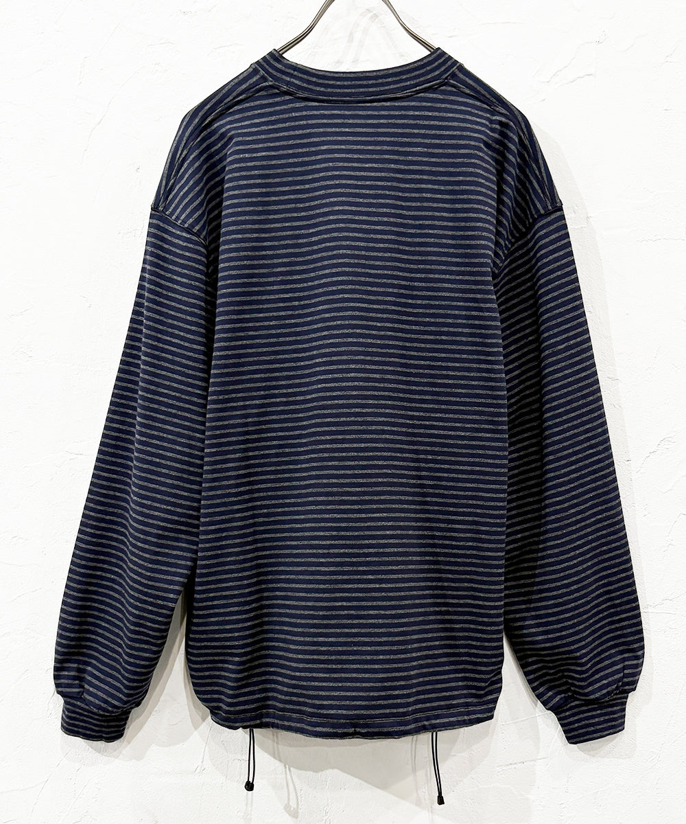 ES.1 - BORDER LS T-SHIRTS / NAVY BORDER