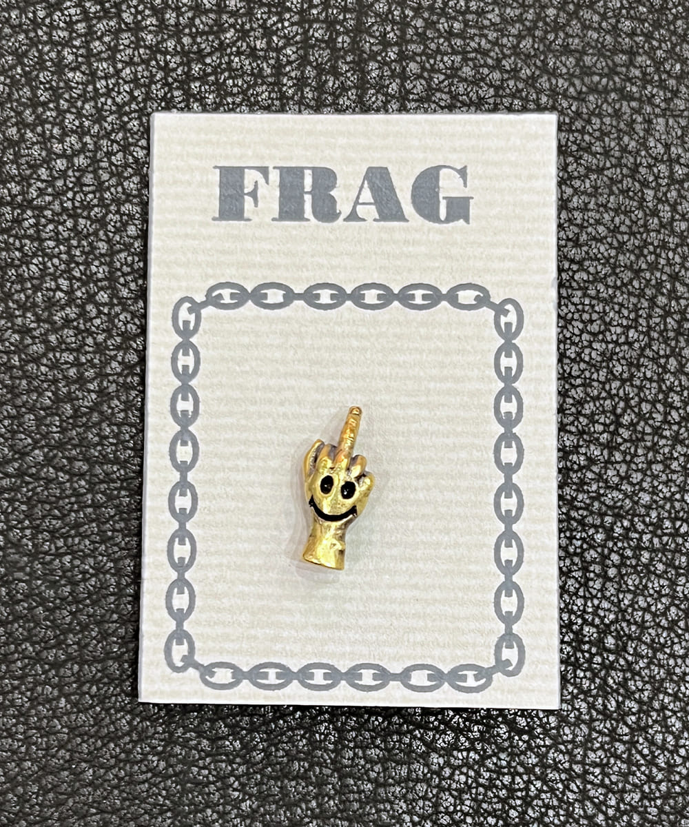 FRAG - ハンドサイン「FxxK ＆ SMILE」pin