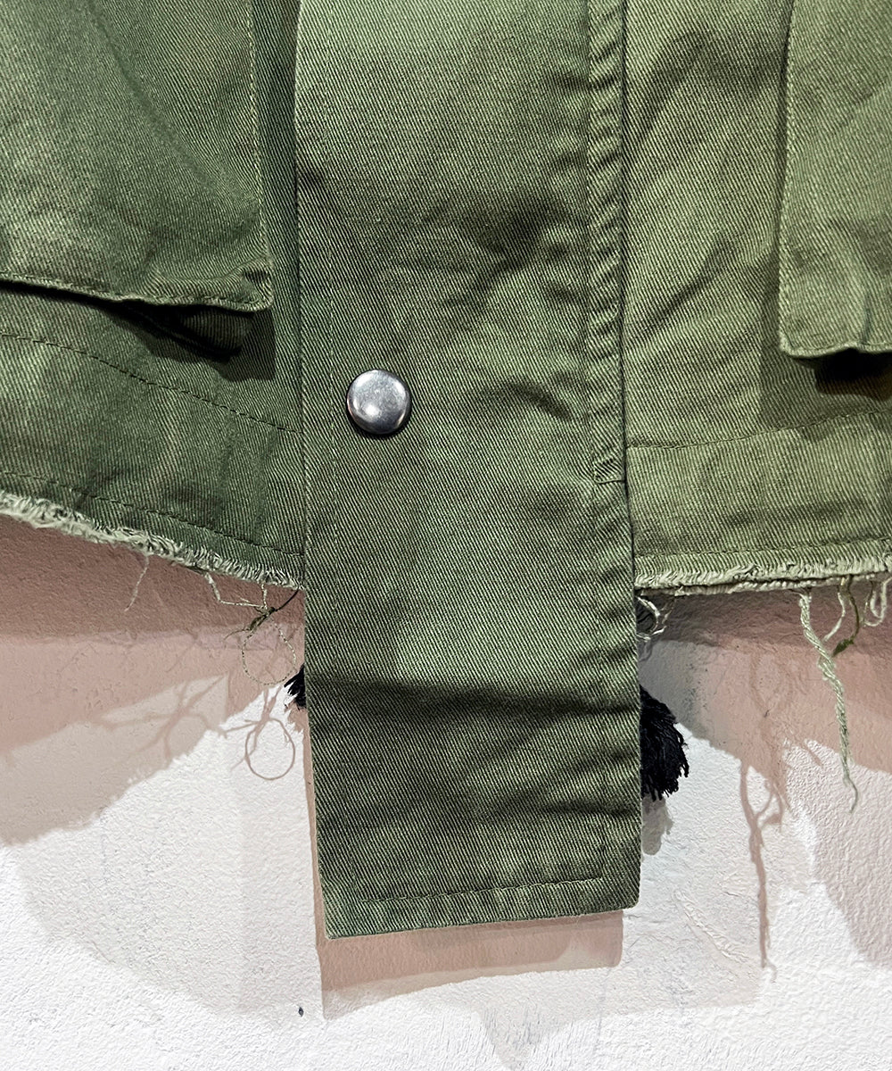 Vintage - cut off military design jacket