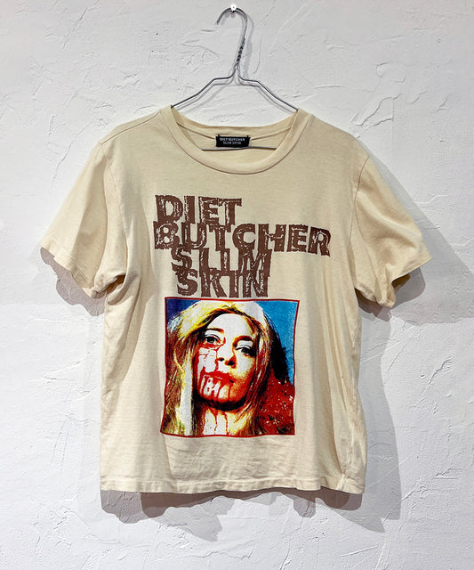 Vintage DIET BUTCHER SLIM SKIN - graphic T-shirt