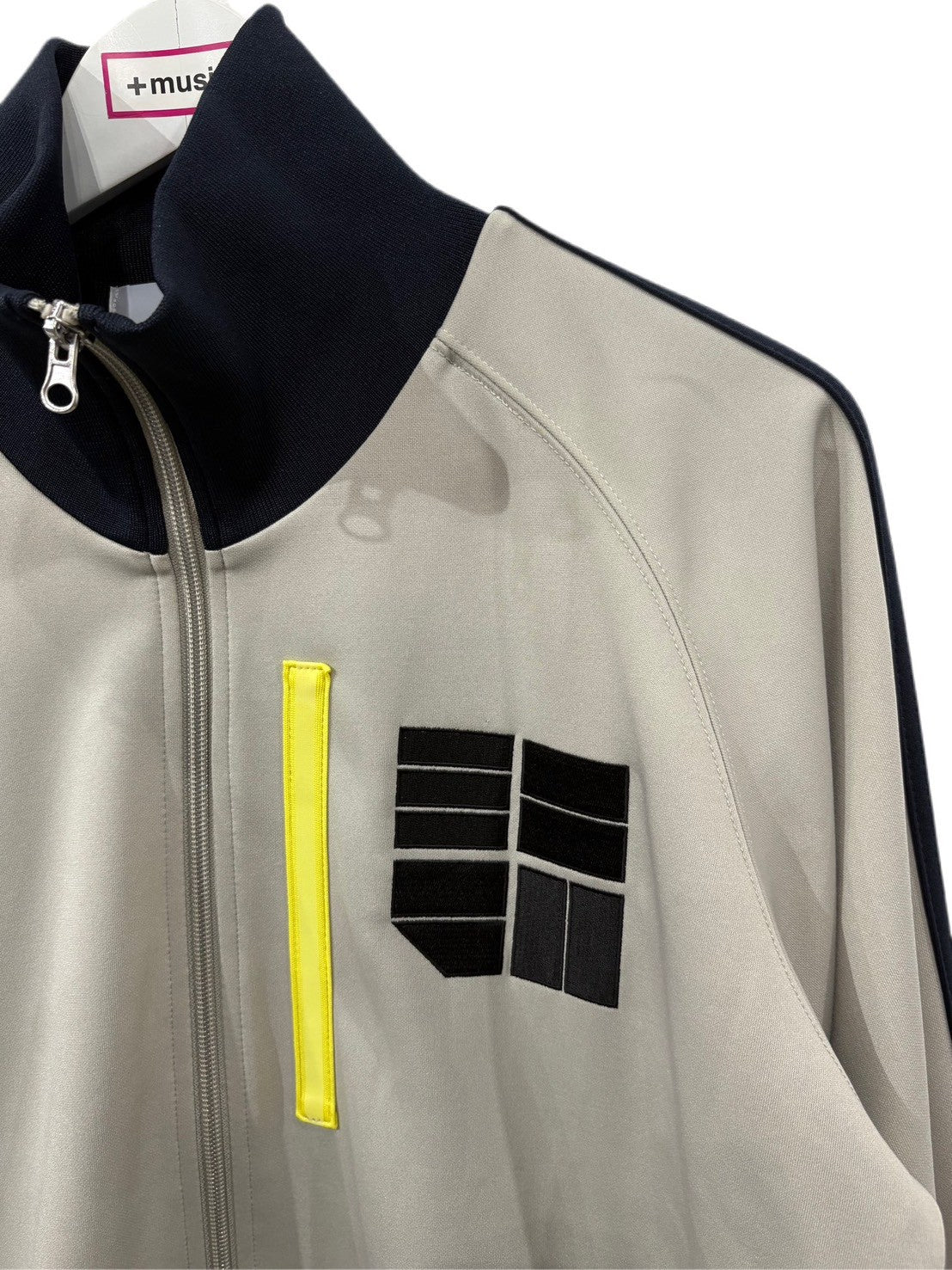 +music  Apparel “Future Nature” - Minimal music reflective track jacket / Sand:heavy_multiplication_x:Yellow ONLINE STORE PAGE | プラスミュージック アパレル “フューチャー ネイチャー” - ミニマル ミュージック リフレクティブ トラック ジャケット / サンド :heavy_multiplication_x:イエロー オンライン ストア ページ 商品画像