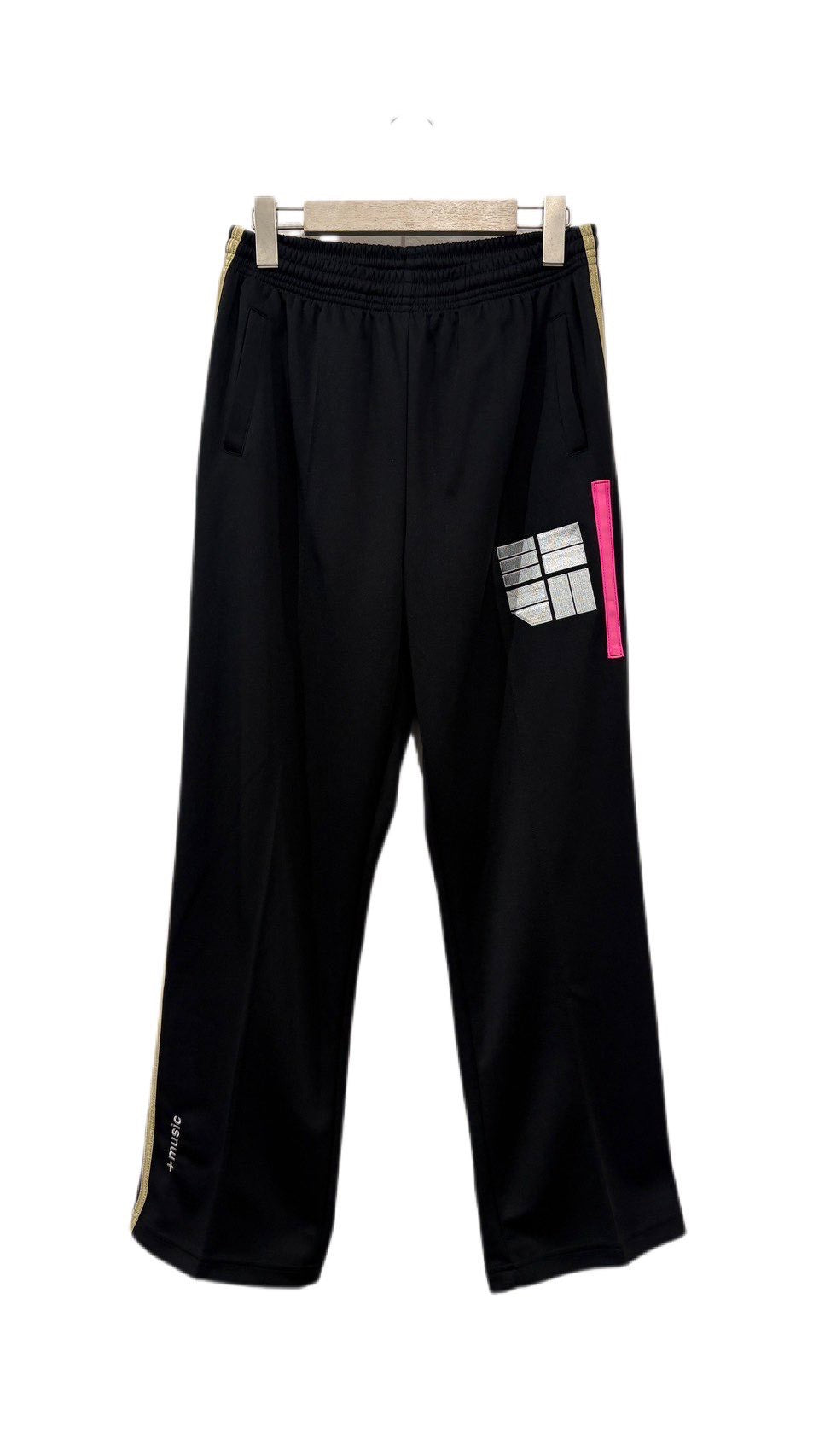 +music  Apparel “Future Nature” - Minimal music reflective track pants / Black:heavy_multiplication_x:Pink ONLINE STORE PAGE | プラスミュージック アパレル “フューチャー ネイチャー” - ミニマル ミュージック リフレクティブ トラック パンツ / ブラック:heavy_multiplication_x:ピンク オンライン ストア ページ 商品画像