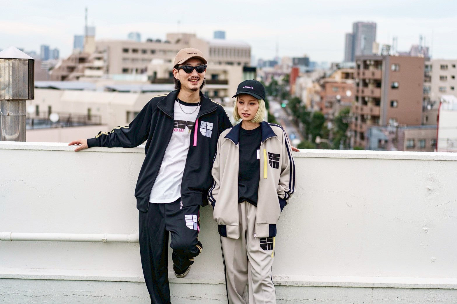 +music  Apparel “Future Nature” - Minimal music reflective track jacket / Sand:heavy_multiplication_x:Yellow ONLINE STORE PAGE | プラスミュージック アパレル “フューチャー ネイチャー” - ミニマル ミュージック リフレクティブ トラック ジャケット / サンド :heavy_multiplication_x:イエロー オンライン ストア ページ 商品画像