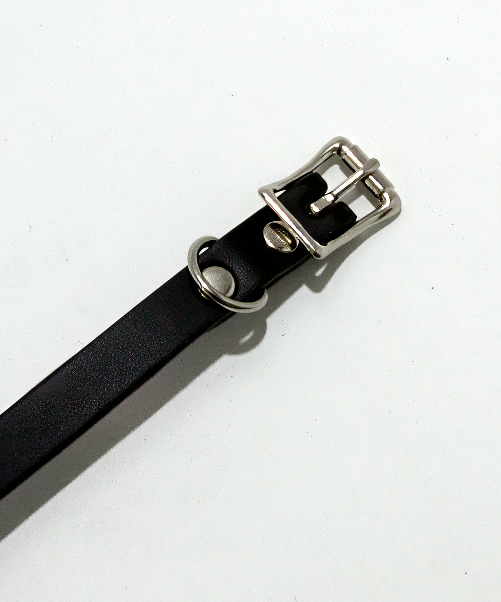 U.S. LEATHER ACCESSORIES - DOUBLE WRAP BRACELET ＆ CHOKER / BLACK