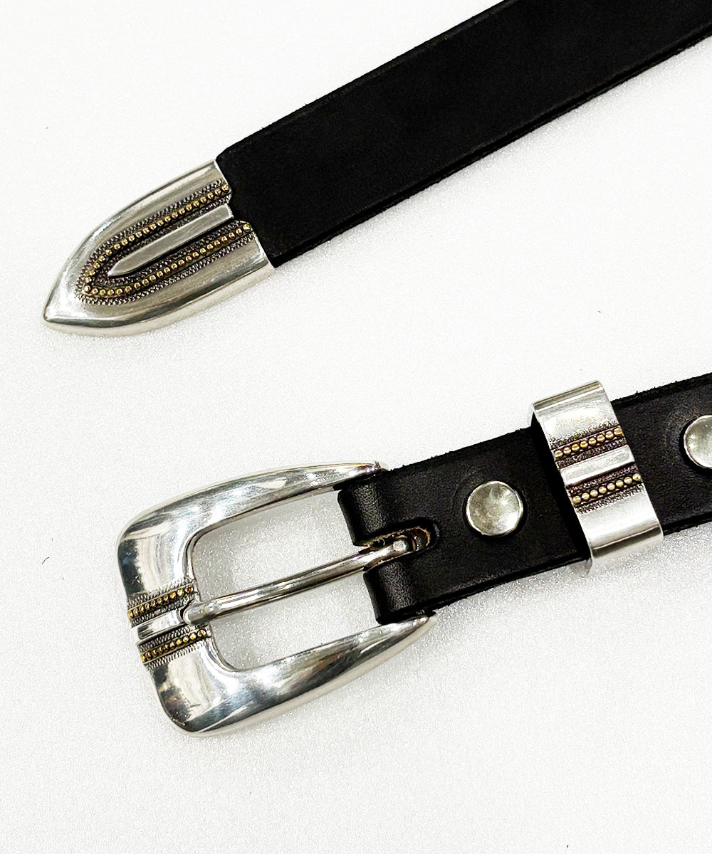 MOONSHINE LEATHER - AUSTIN 1” BELT 7”LONG LENGTH ONLINE STORE PAGE | ムーンシャインレザー - オースティン 1インチ ベルト 7インチロングレングス オンライン ストア ページ 商品画像