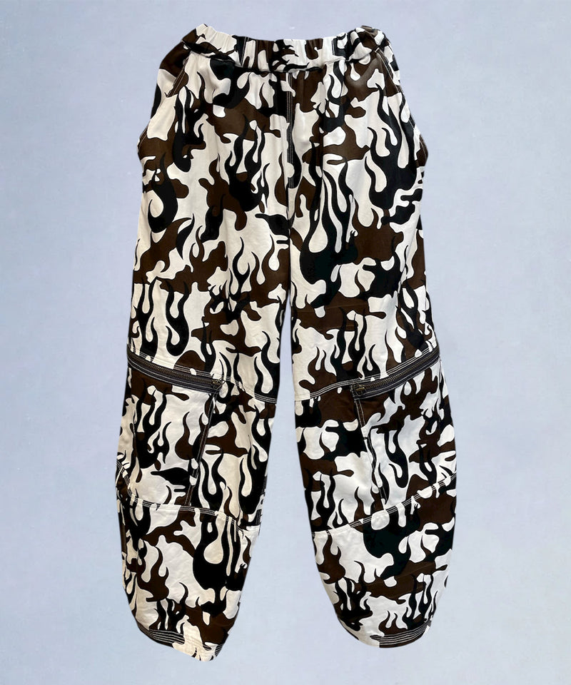 【40%OFF】NAM - SHRINKED BAGGIES - FIRE CAMO / SNOW