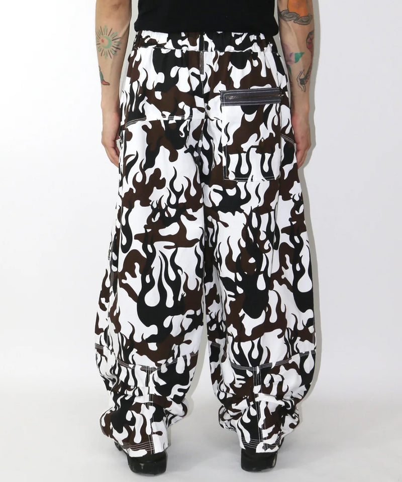 【40%OFF】NAM - SHRINKED BAGGIES - FIRE CAMO / SNOW