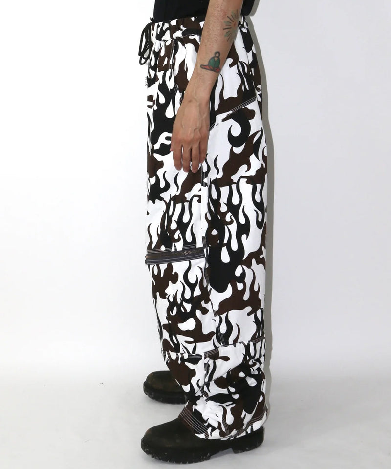 【40%OFF】NAM - SHRINKED BAGGIES - FIRE CAMO / SNOW