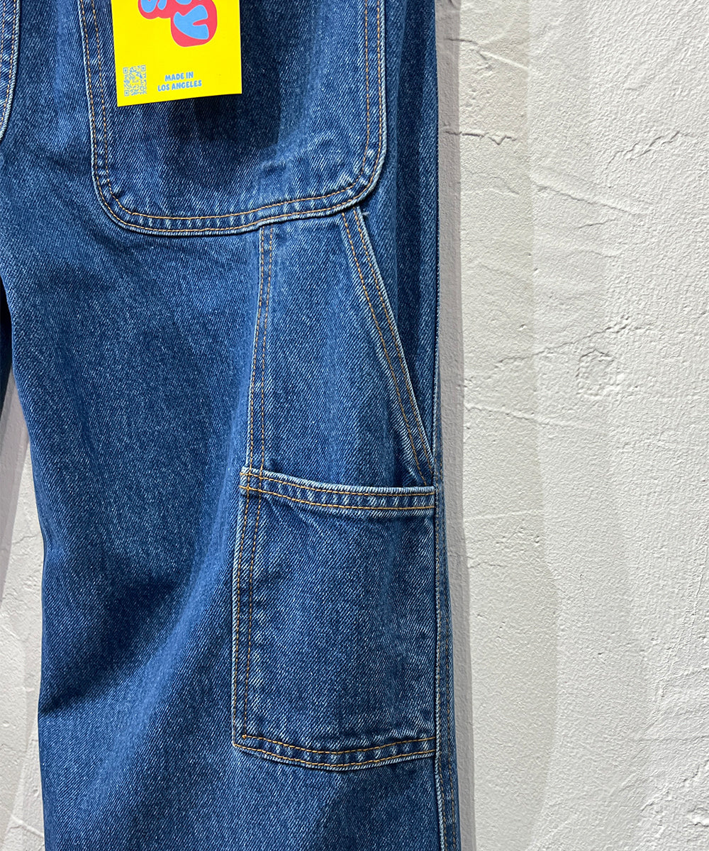 NEO BLUE - Baggy Carpenter Jeans_MEDIUM INDIGO