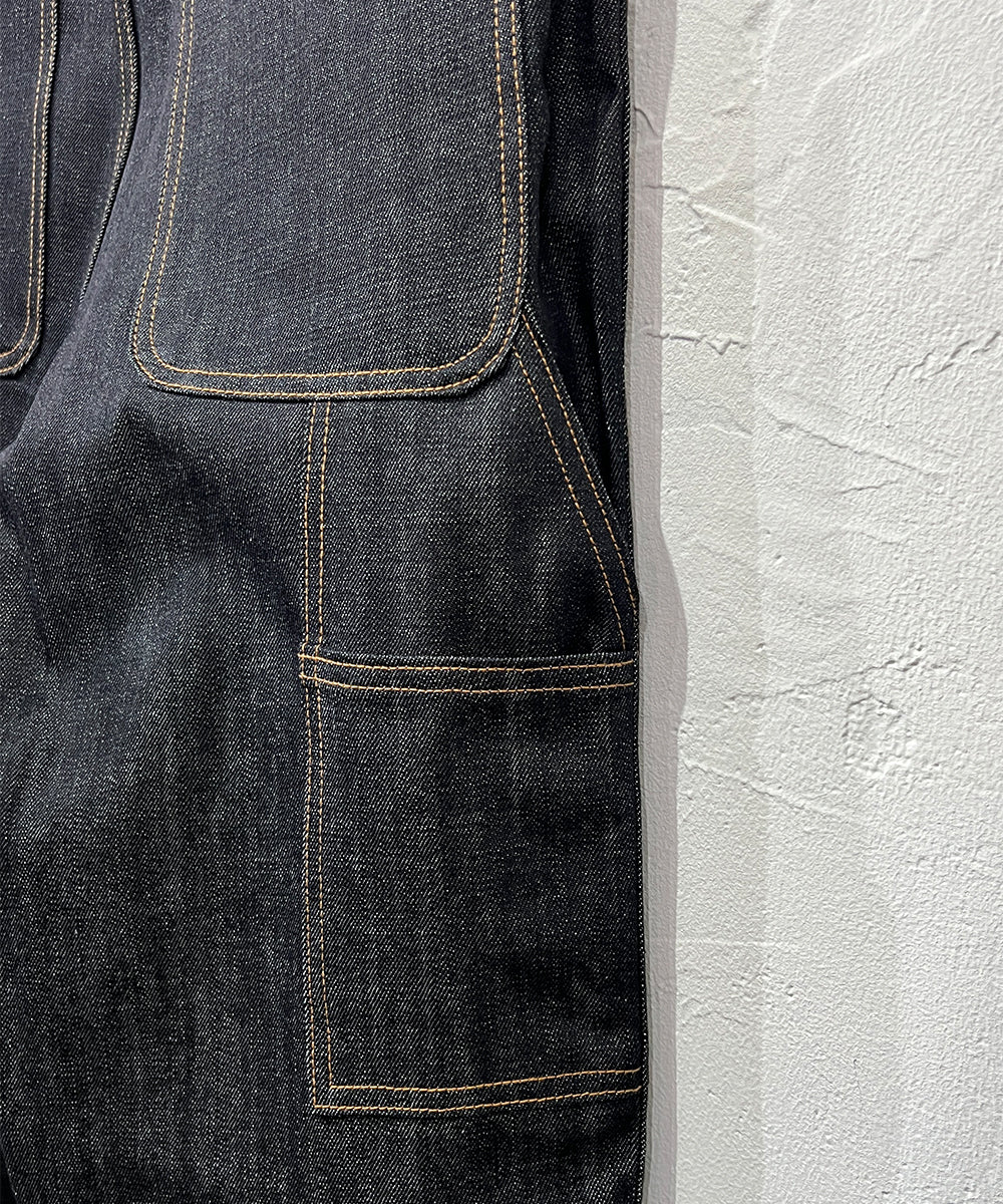 NEO BLUE - Baggy Carpenter Jeans_INDIGO BLACK