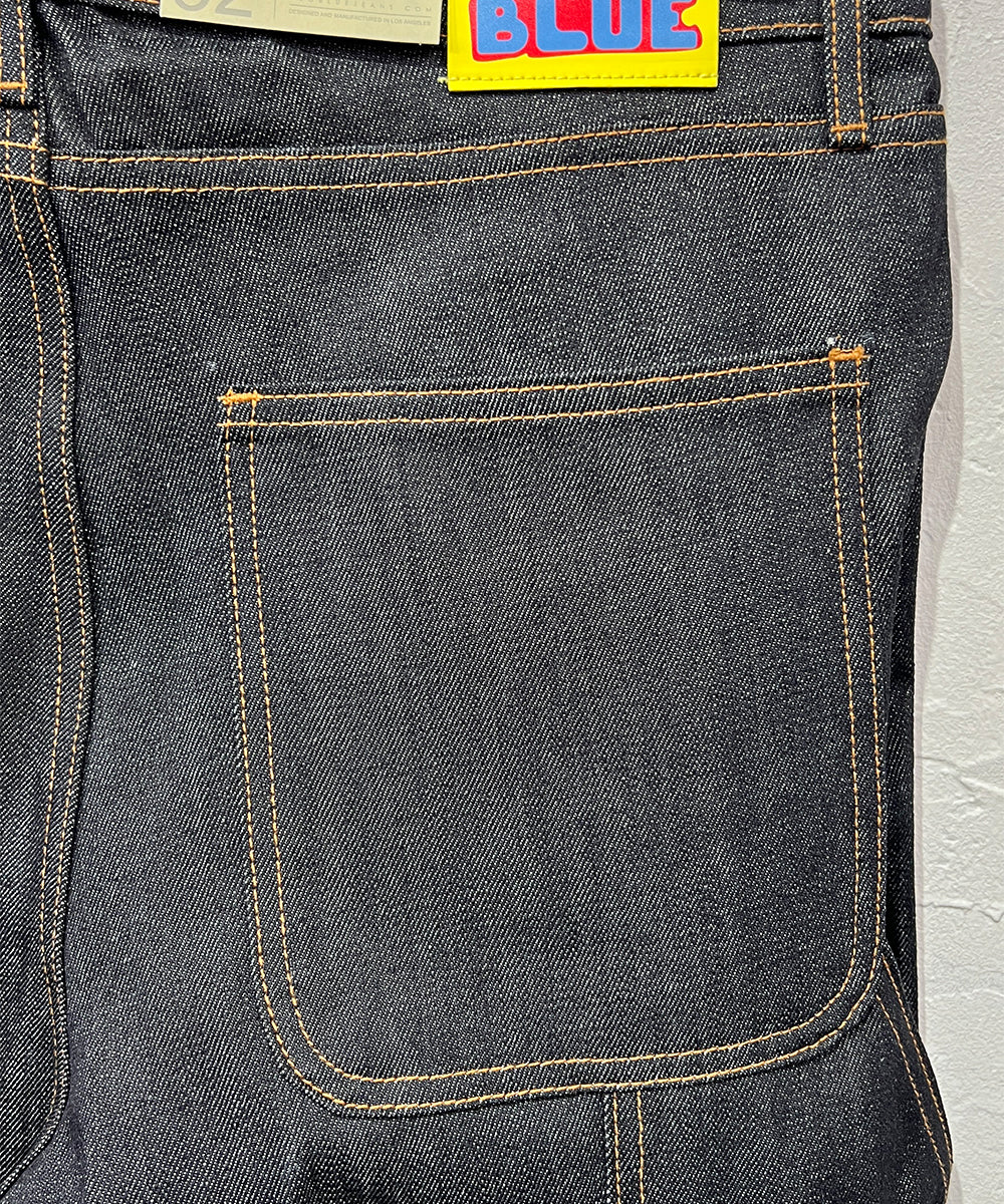 NEO BLUE - Baggy Carpenter Jeans_INDIGO BLACK