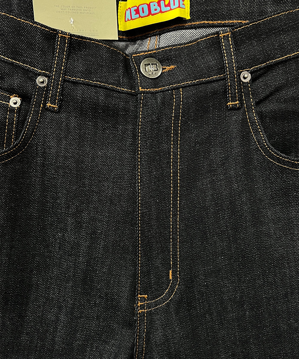 NEO BLUE - Baggy Carpenter Jeans_INDIGO BLACK