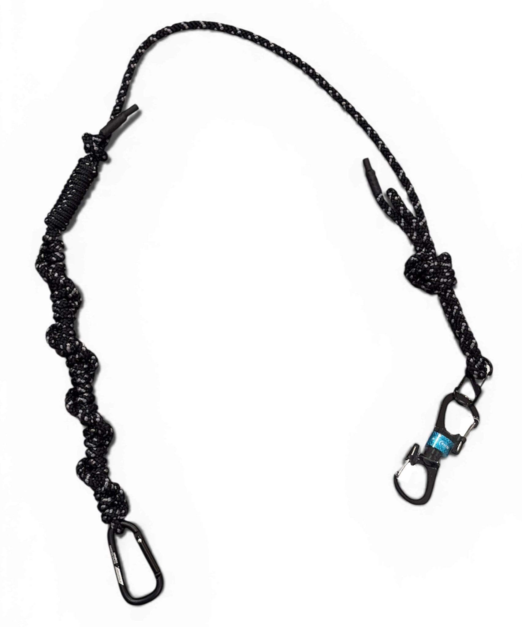 NITE IZE - 360° MAGNETIC LOCKING DUAL CARABINER / BLUE