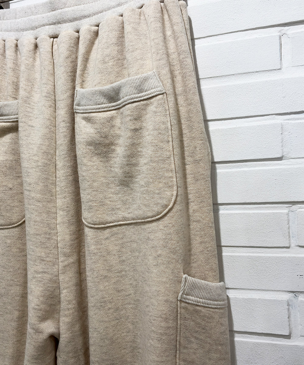 O PROJECT - SIDE POCKET JOGGING PANTS / OATMEAL