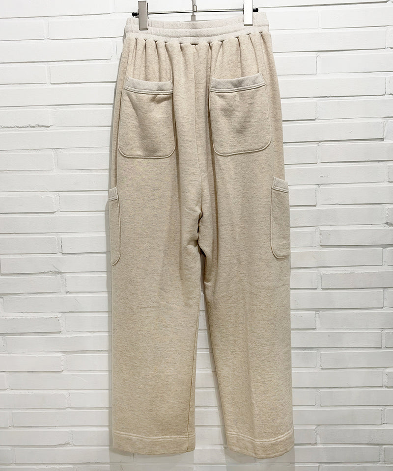 O PROJECT - SIDE POCKET JOGGING PANTS / OATMEAL