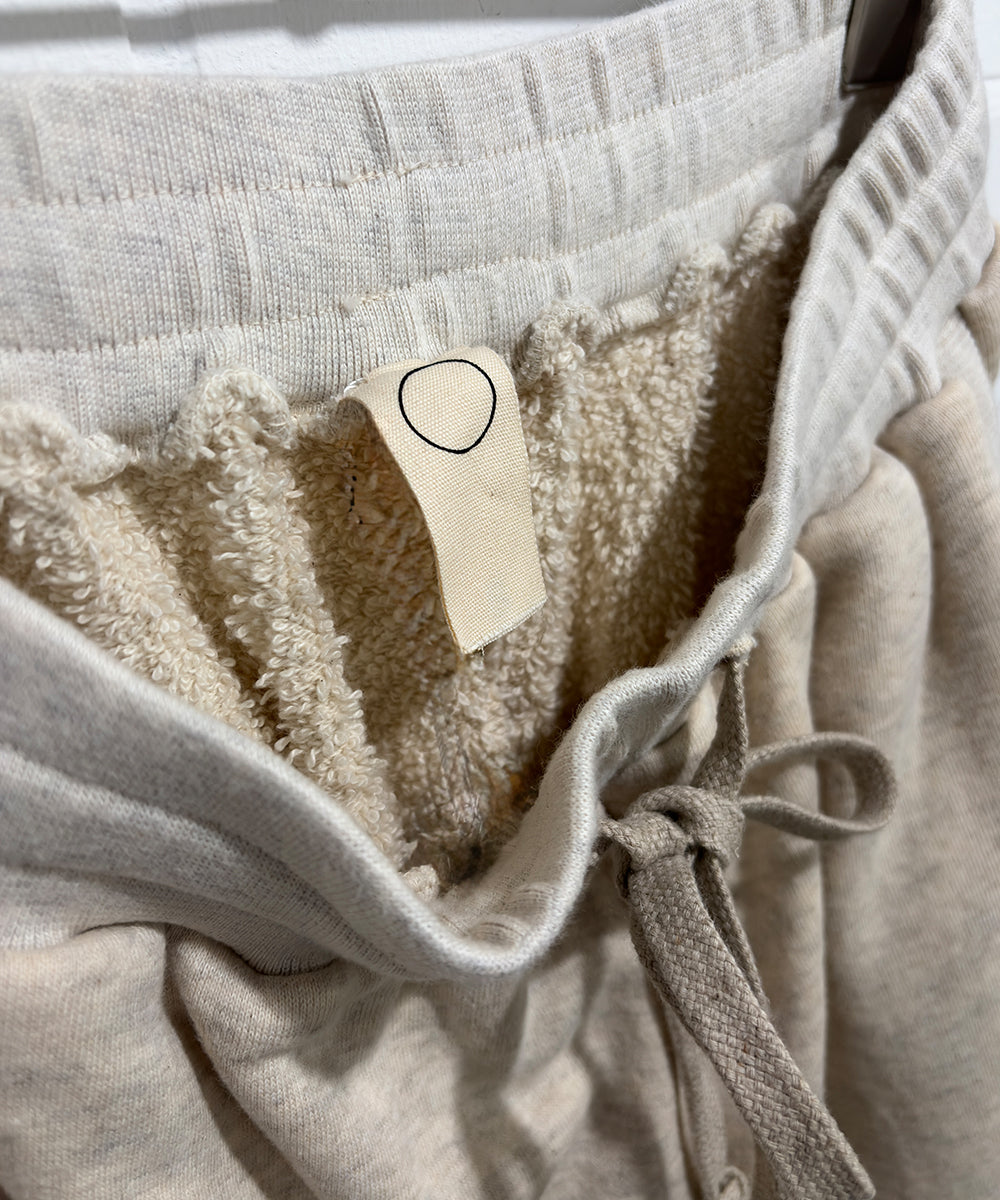 O PROJECT - SIDE POCKET JOGGING PANTS / OATMEAL