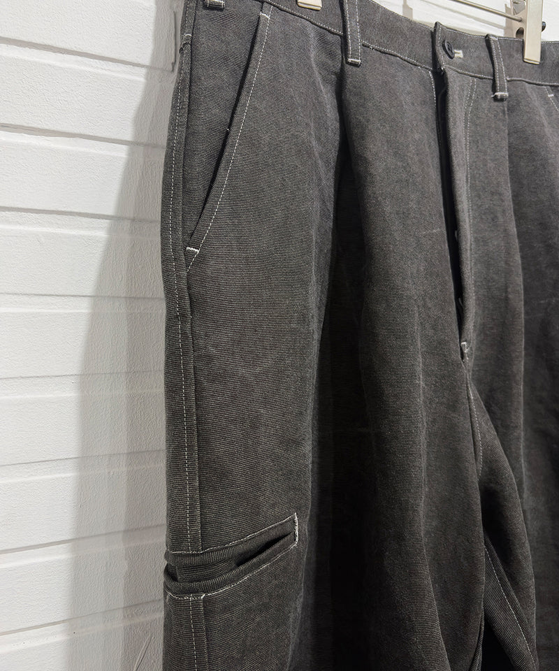 O PROJECT - WORKERS TROUSERS / WASHED SUMI