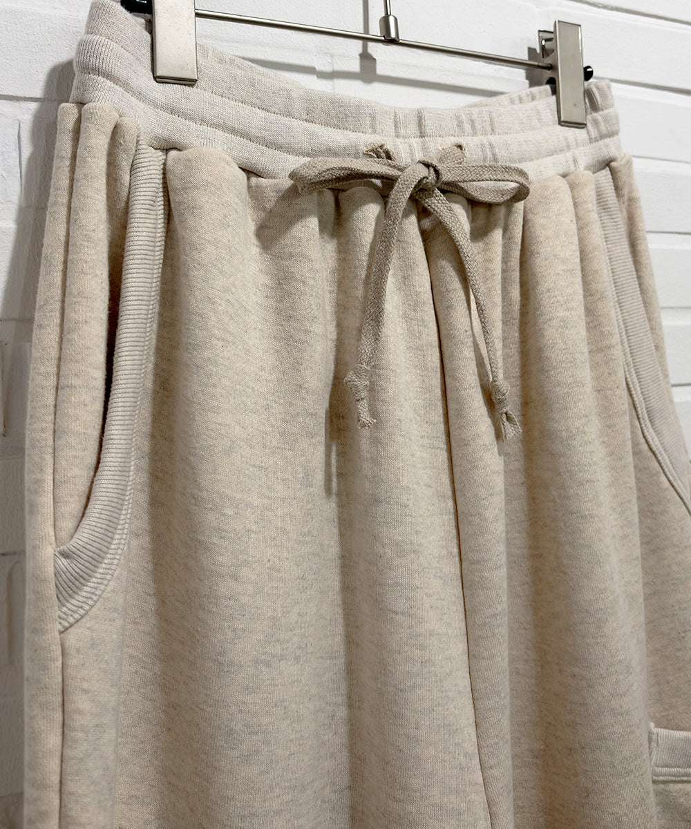 O PROJECT - SIDE POCKET JOGGING PANTS / OATMEAL