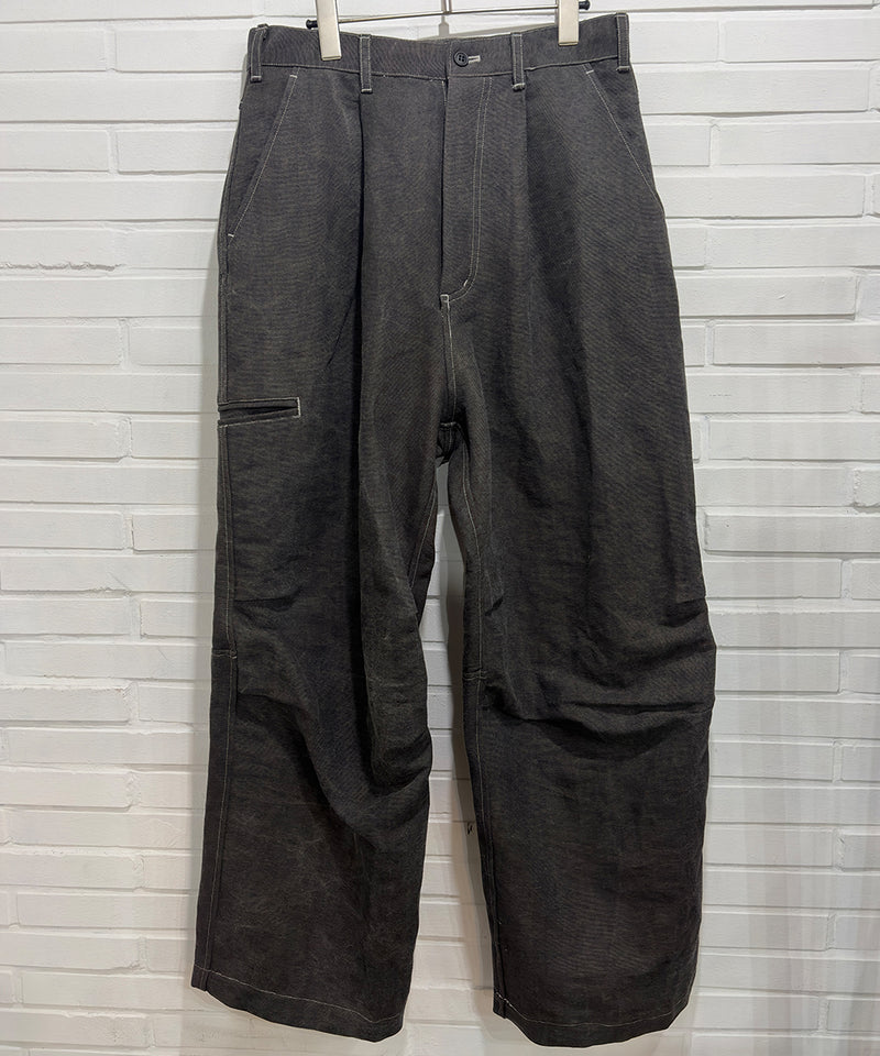 O PROJECT - WORKERS TROUSERS / WASHED SUMI