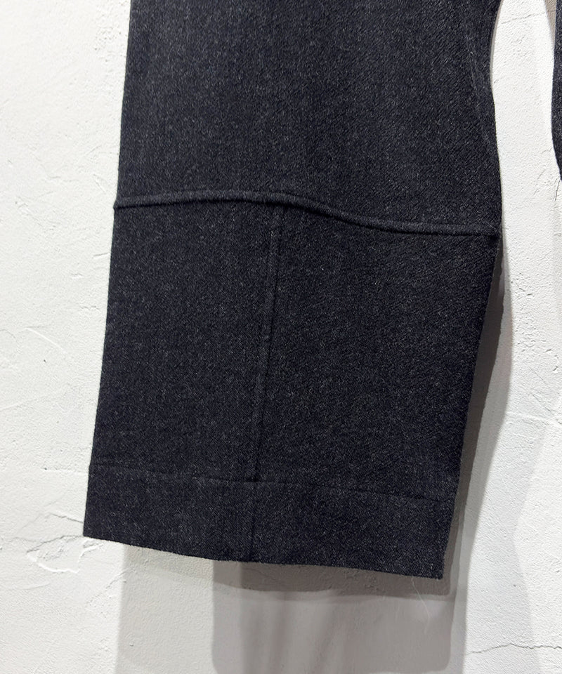 O PROJECT - PLAIN TROUSERS / ANTHRACITE