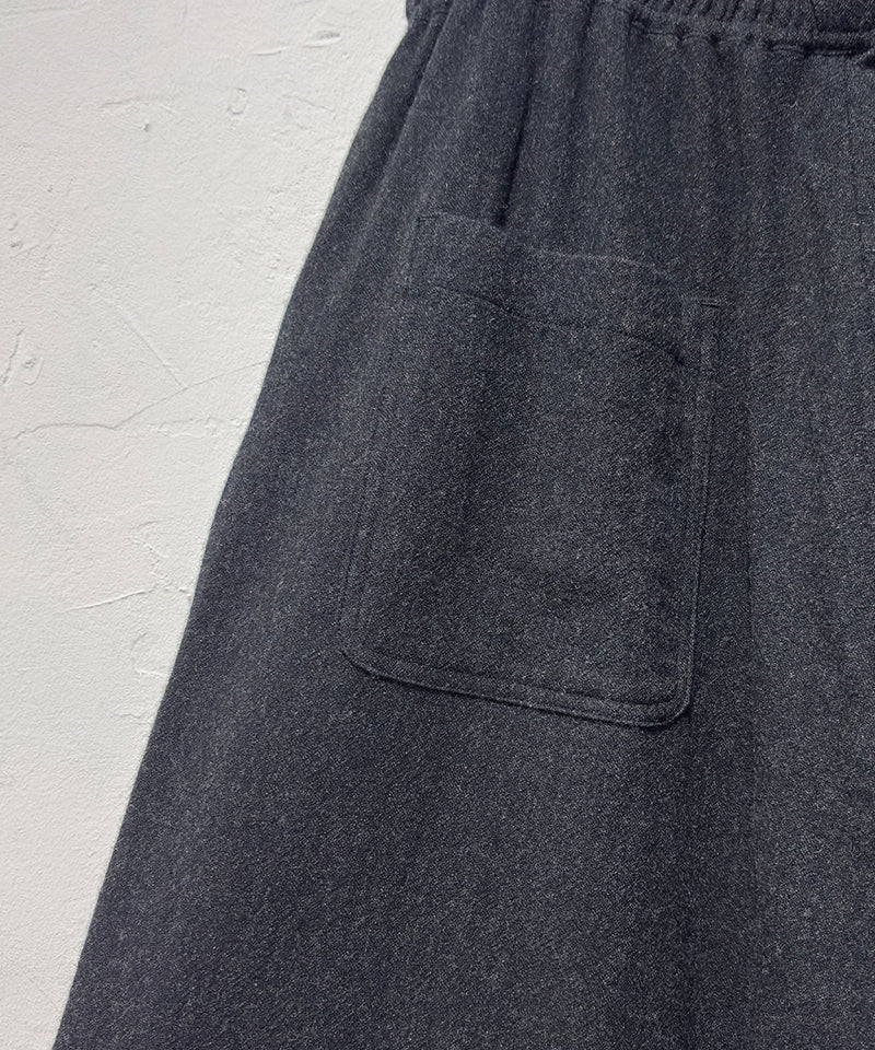 O PROJECT - PLAIN TROUSERS / ANTHRACITE