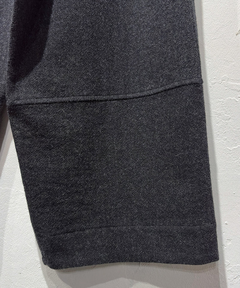 O PROJECT - PLAIN TROUSERS / ANTHRACITE
