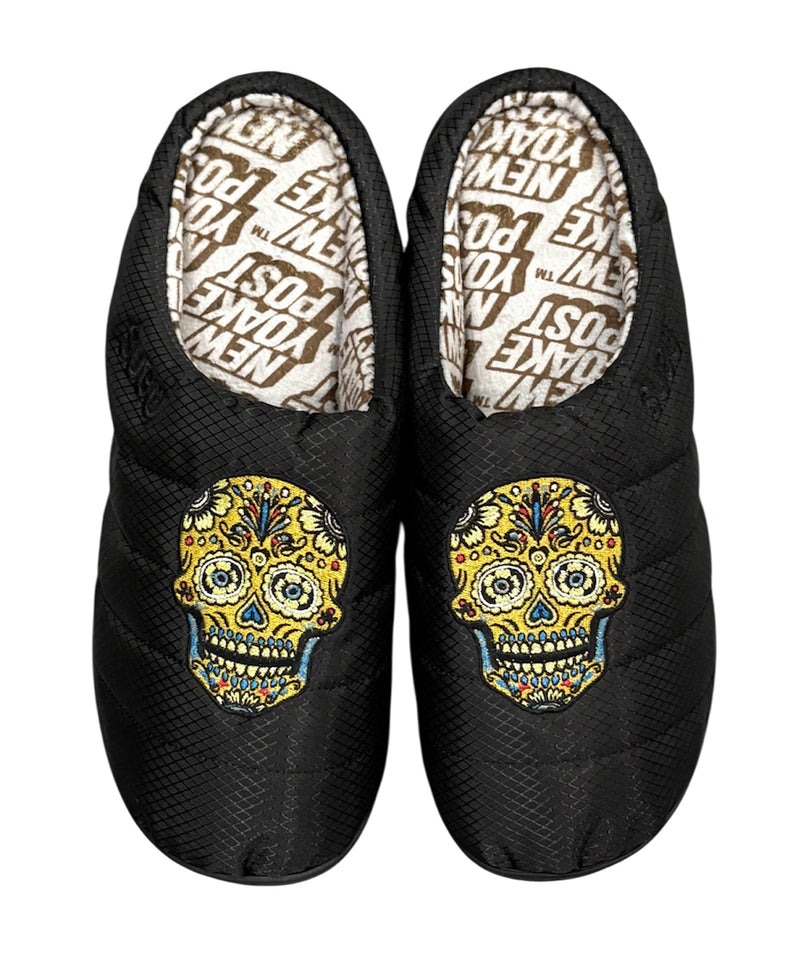 SUBU × NEW YOAKE POST - GOLDEN SKULL BLACK  ONLINE STORE PAGE | スブ×ニューヨアケポスト - ゴールデン スカル. ブラック オンライン ストア ページ 商品画像