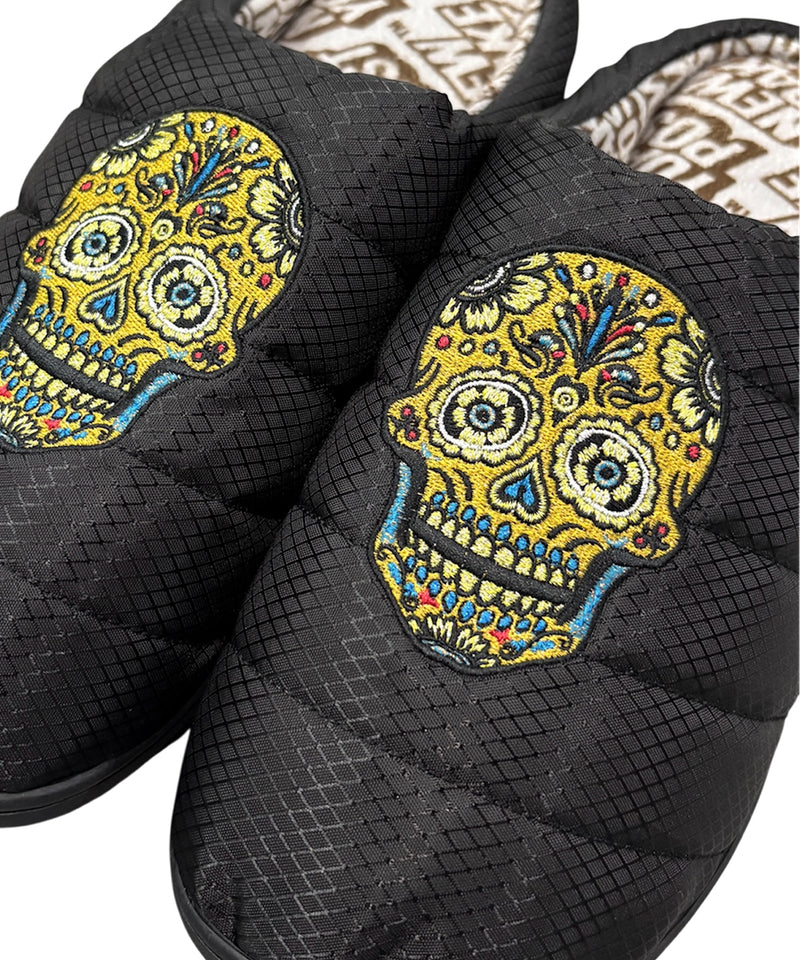 SUBU × NEW YOAKE POST - GOLDEN SKULL BLACK  ONLINE STORE PAGE | スブ×ニューヨアケポスト - ゴールデン スカル. ブラック オンライン ストア ページ 商品画像