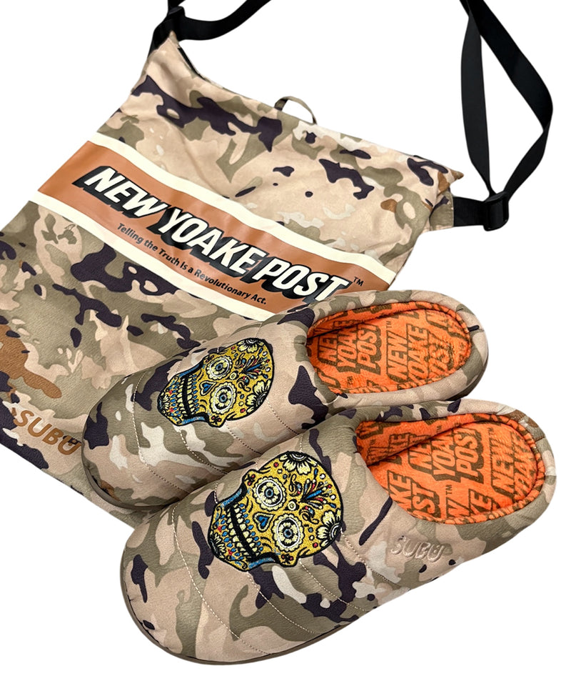 SUBU × NEW YOAKE POST - GOLDEN SKULL CAMO  ONLINE STORE PAGE | スブ×ニューヨアケポスト - ゴールデン スカル カモ オンライン ストア ページ 商品画像