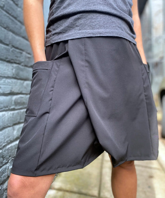 PURPLE RAIN ADVENTURE SKIRTS ADVENTURE KILT BLACK ONLINE STORE PAGE | パープルレインアドベンチャースカート アドベンチャー キルト ブラック オンライン ストア ページ 商品画像