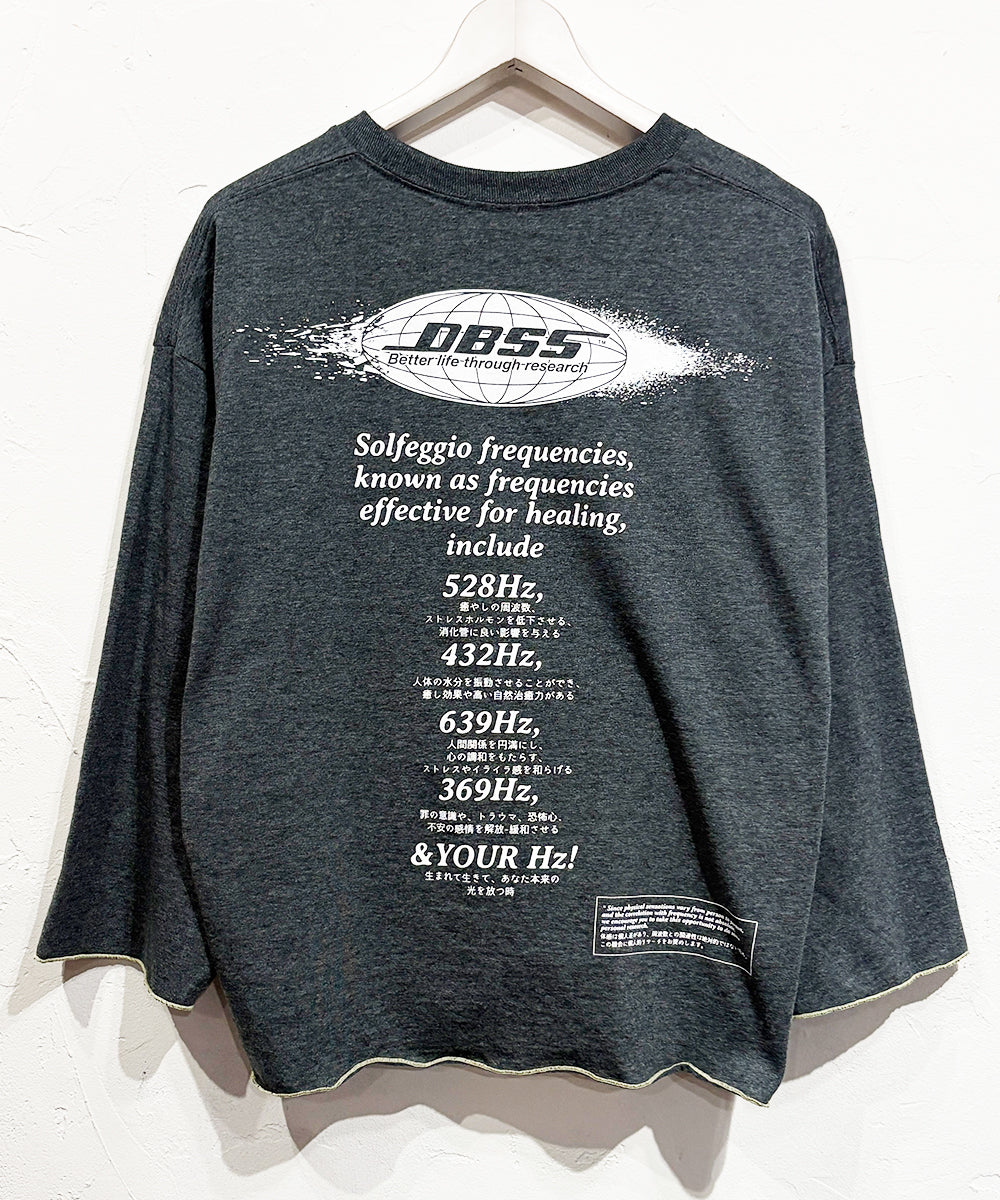 DIET BUTCHER SLIM SKIN - SINE WAVE LS / DARK CHARCOAL HEATHER