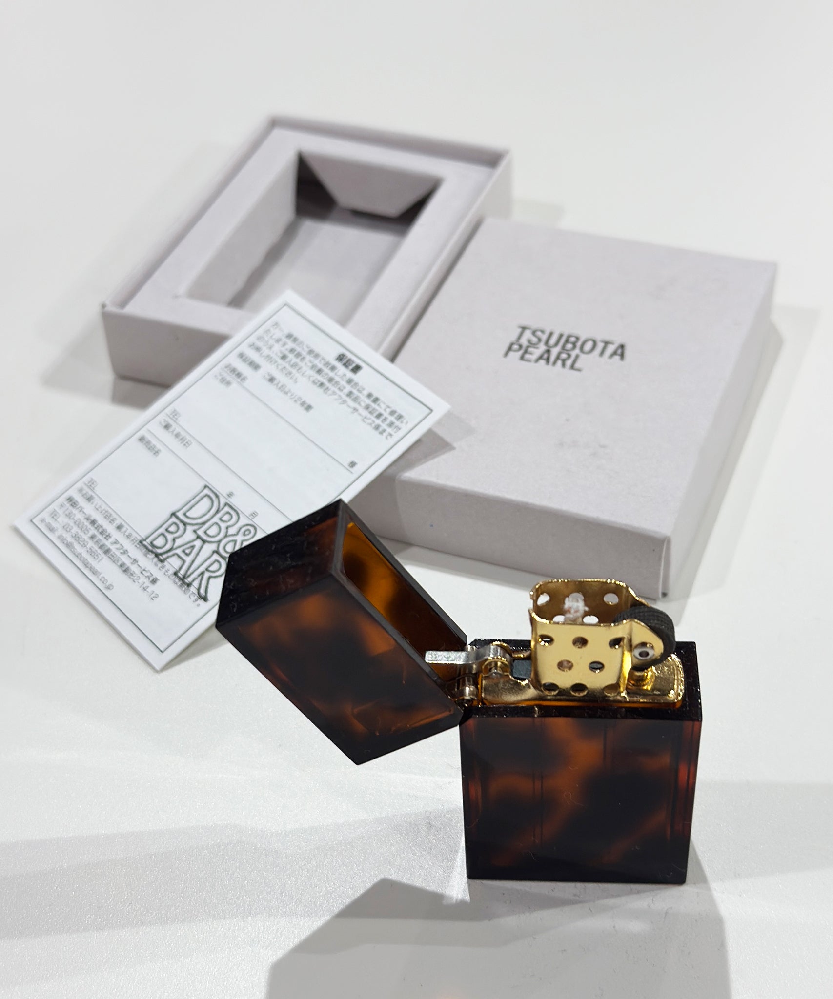TSUBOTA PEARL - Lighter Hard edge  MARBLE TORTOISE