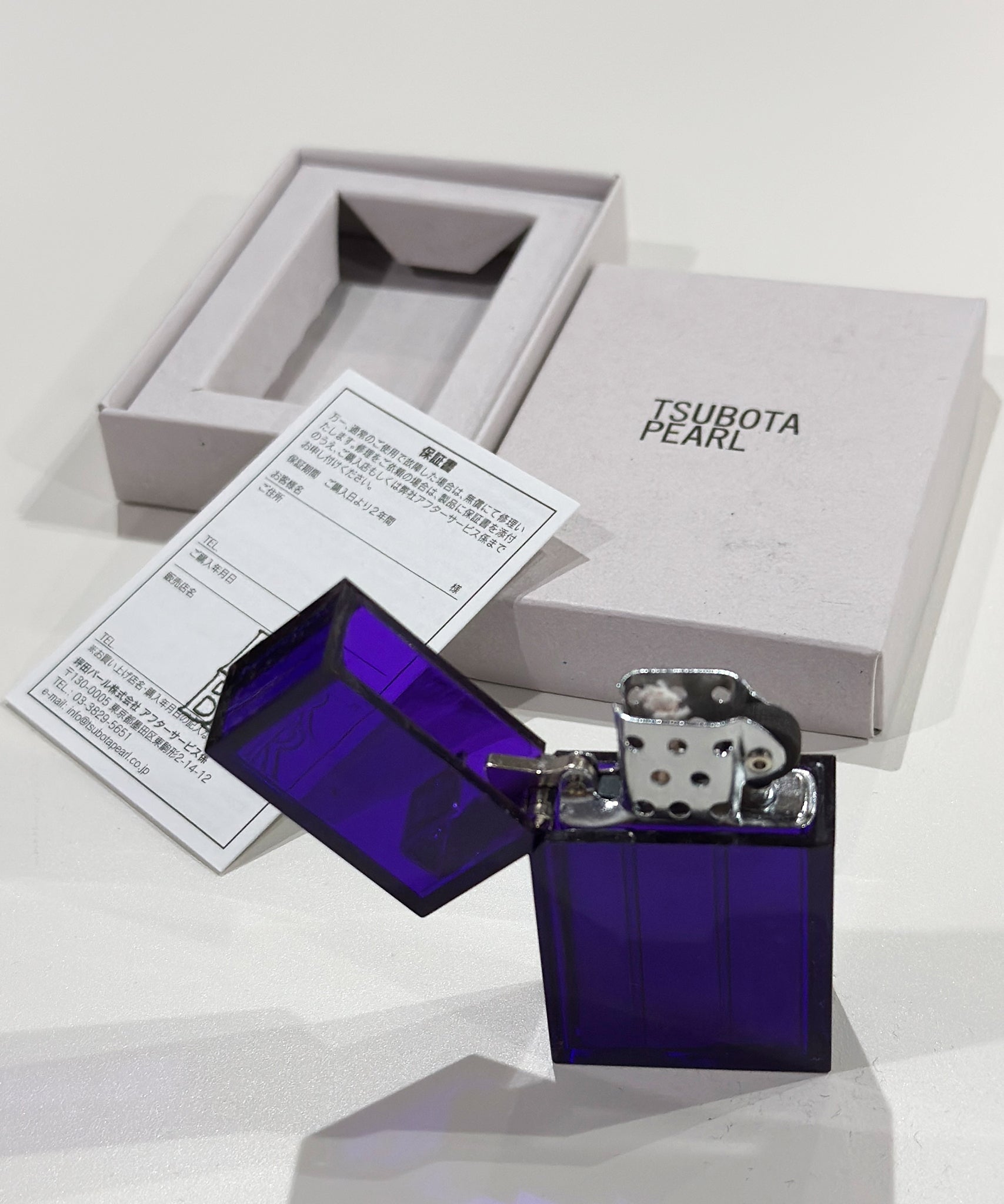 TSUBOTA PEARL - Lighter Hard edge Latitude  CLEAR PURPLE