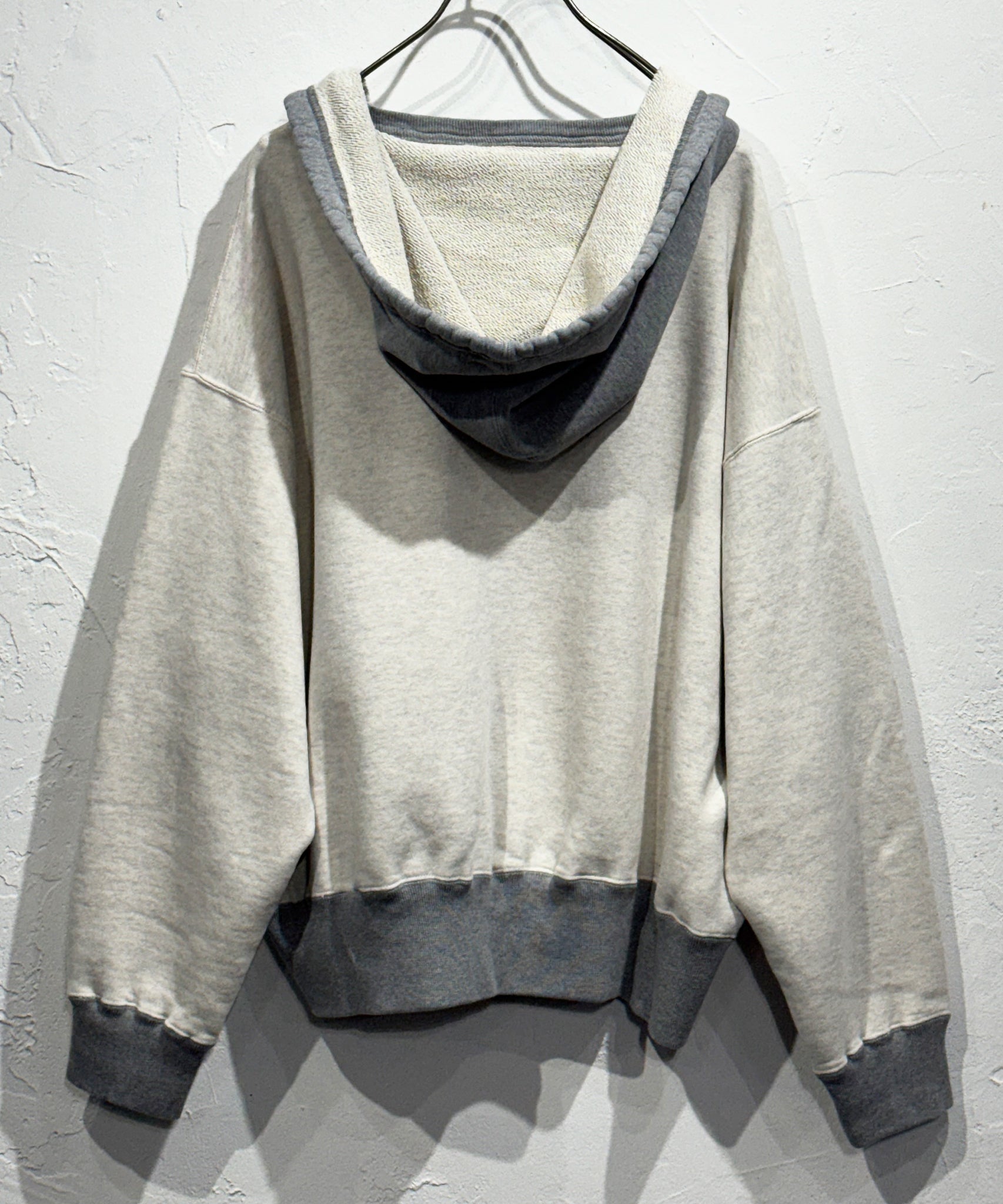 ANDER - AFTER HOODED SWEAT / OATMEAL×HEATHER - DB&BAR