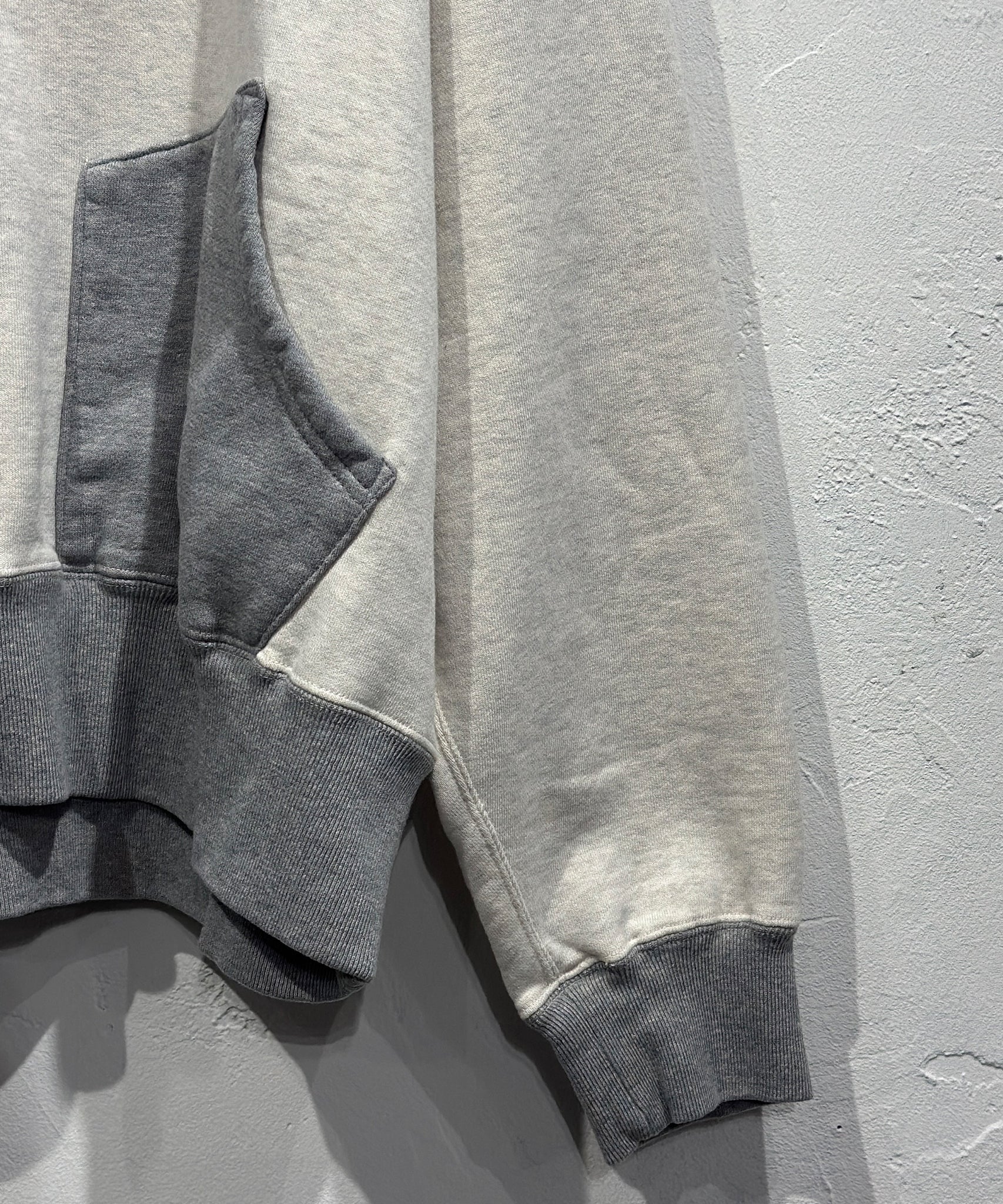 ANDER - AFTER HOODED SWEAT / OATMEAL×HEATHER - DB&BAR