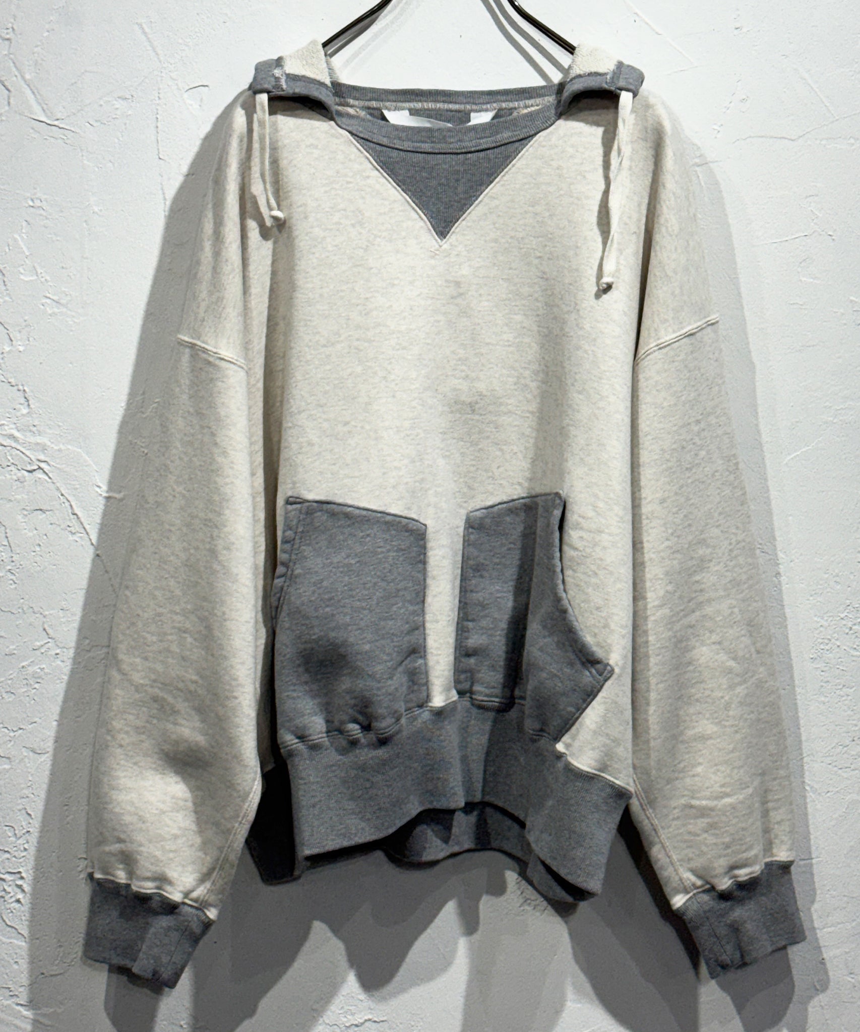 ANDER - AFTER HOODED SWEAT / OATMEAL×HEATHER - DB&BAR