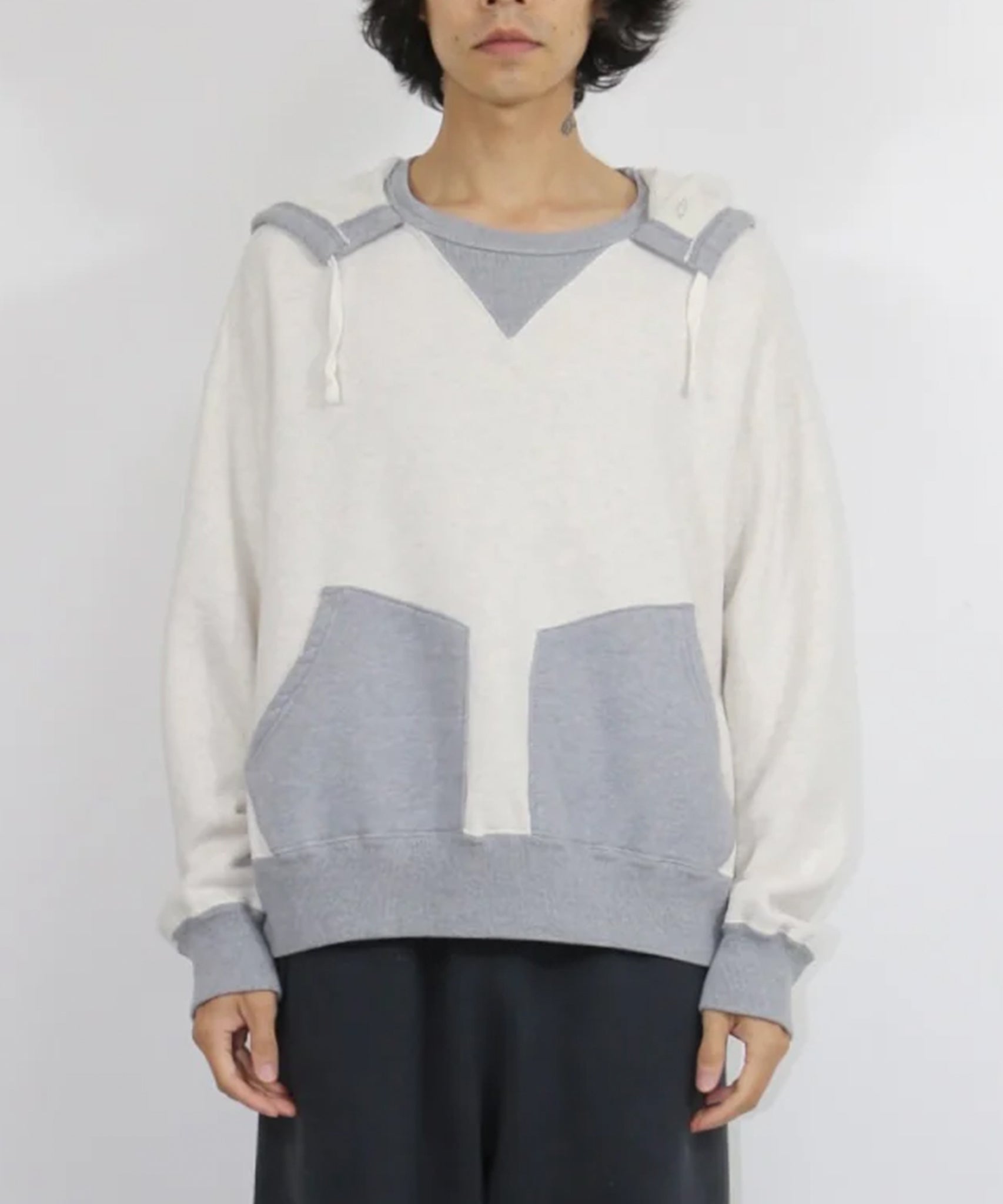 ANDER - AFTER HOODED SWEAT / OATMEAL×HEATHER - DB&BAR