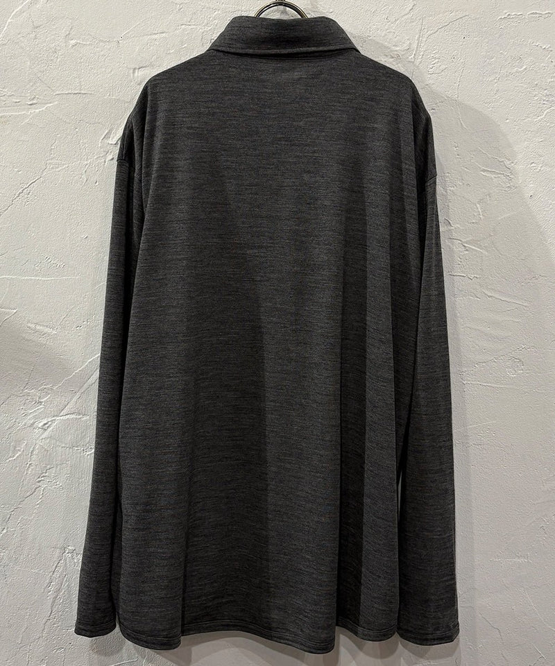 ANDER - MERINO SHIRT / MID GREY 商品画像 - DB&BAR