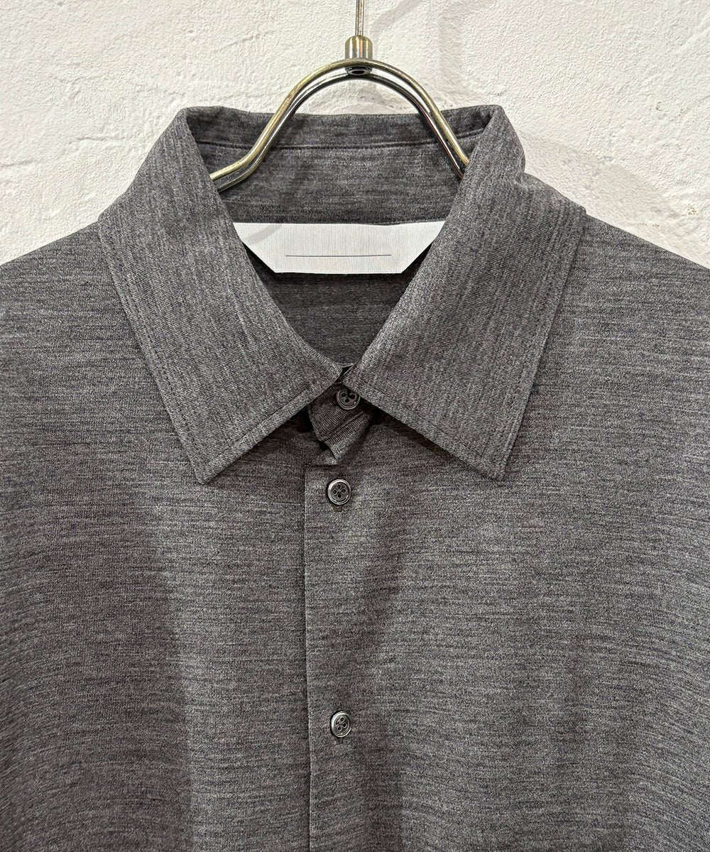 ANDER - MERINO SHIRT / MID GREY 商品画像 - DB&BAR
