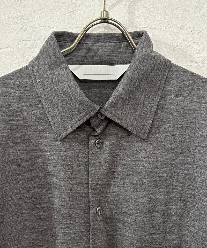 ANDER - MERINO SHIRT / MID GREY 商品画像 - DB&BAR