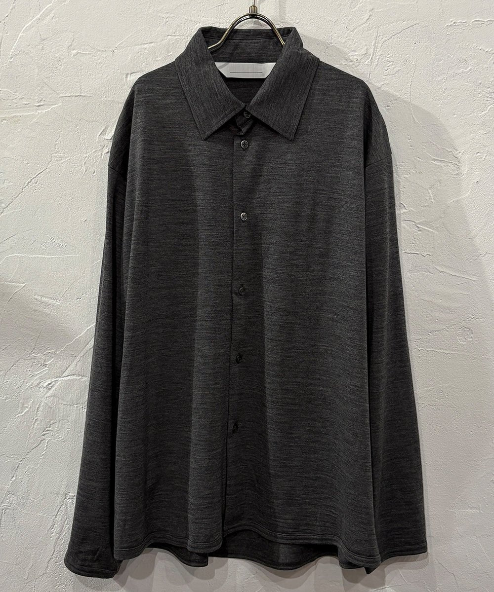 ANDER - MERINO SHIRT / MID GREY 商品画像 - DB&BAR