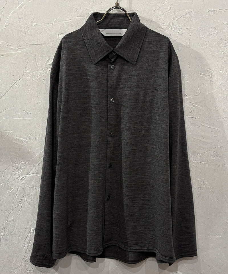 ANDER - MERINO SHIRT / MID GREY 商品画像 - DB&BAR